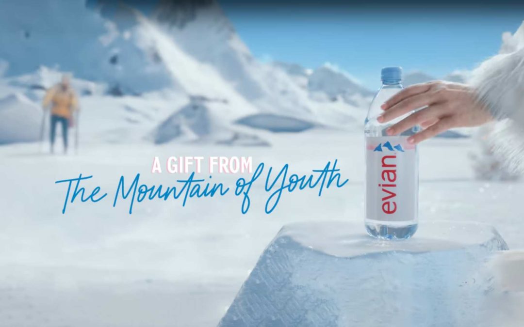 Evian dévoile une nouvelle campagne de publicité féérique et ludique